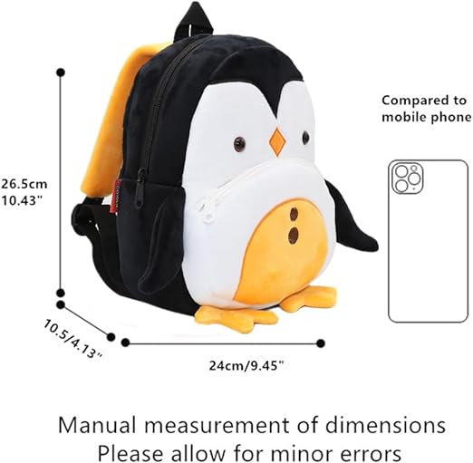 Toddler Backpack Zoo Plush Mini Daypack Animal Cartoon Travel Bag for Baby Girl Boy