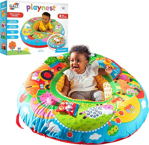 Galt Toys, Playnest - Farm, Baby Activity Center & Floor Seat, Ages 0 Months Plus