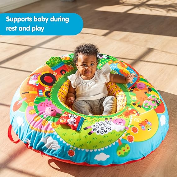 Galt Toys, Playnest - Farm, Baby Activity Center & Floor Seat, Ages 0 Months Plus