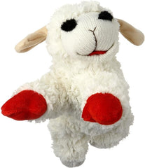 Multipet Plush Dog Toy, Lambchop, 10" Regular, White, Large